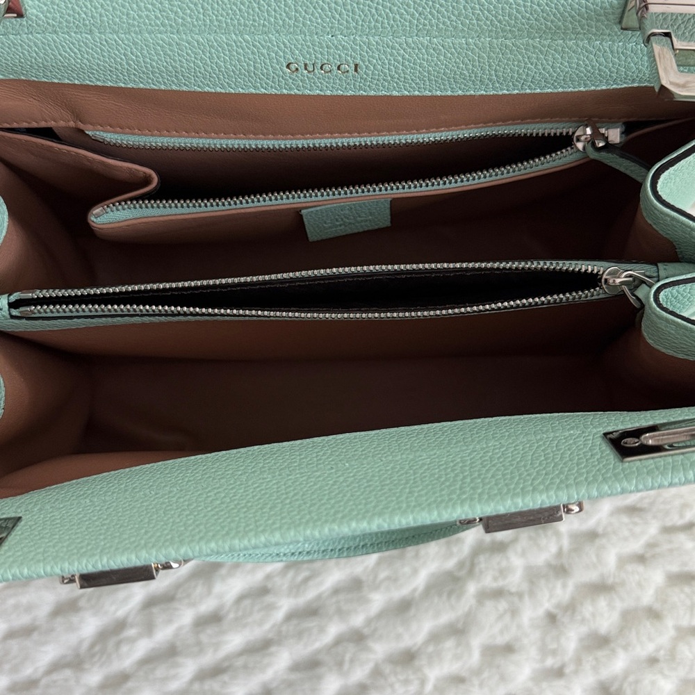 Gucci Grainy Leather Zumi Tote Bag-569712-Authentic-NWT - Picture 5 of 16